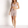Beyond Yoga Sports Bras>Spacedye Lift your Spirits Bra Chai