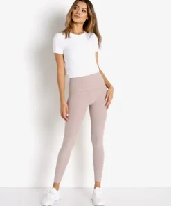 Beyond Yoga Bottoms>Spacedye Midi High Waisted Legging Chai