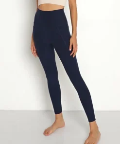 Beyond Yoga Bottoms>Spacedye Midi High Waisted Pocket Legging Nocturnal