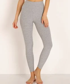 Beyond Yoga Bottoms>Spacedye Midi High Waisted Legging Silver Mist