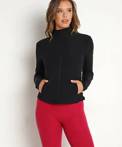 Beyond Yoga Jackets>Spacedye On The Go Mock Neck Jacket