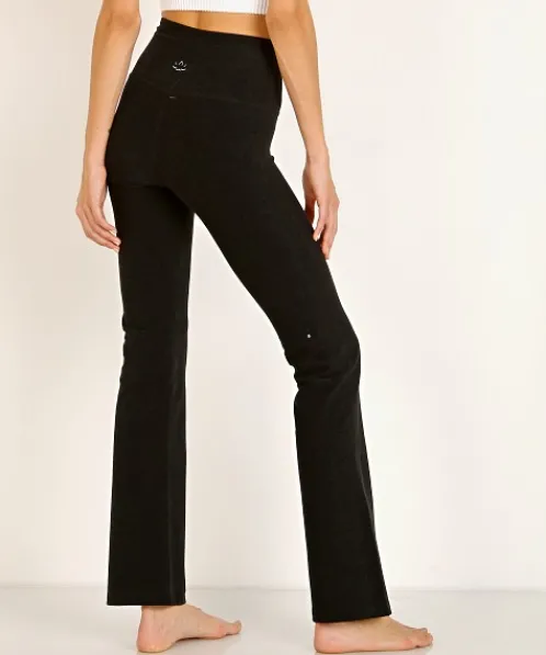 Beyond Yoga Bottoms>Spacedye Practice Pant Darkest Night