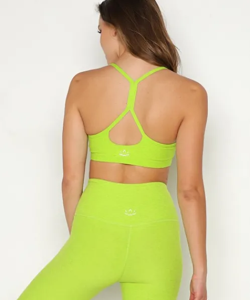Beyond Yoga Sports Bras>Spacedye Slim Racerback Bra Matcha Green-Lime