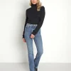 Beyond Yoga Tops>The Essential Ribbed Turtleneck Black