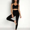 Beyond Yoga Bottoms>Velvet Motion High Waisted Midi Legging Black Velvet