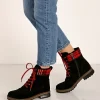Blondo Boots>Pyper Waterproof Boot Black/Red Plaid