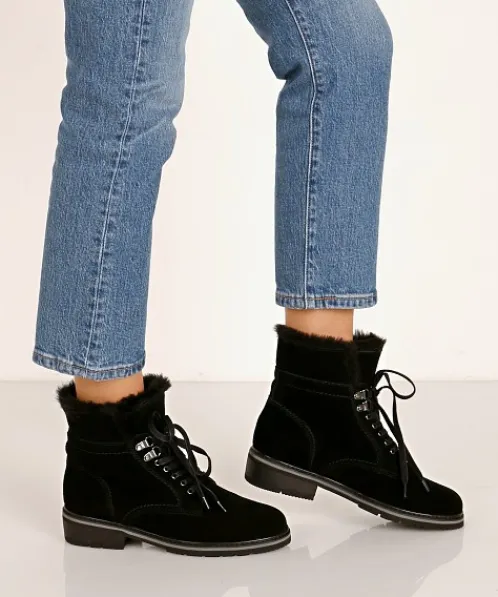 Blondo Boots>Vedette Waterproof Boot Black Suede