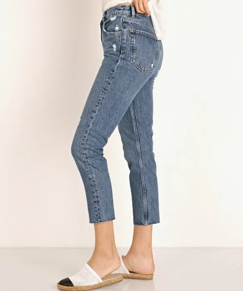 Boyish Pants>The Billy High Waist Ankle Skinny Jean City Lights