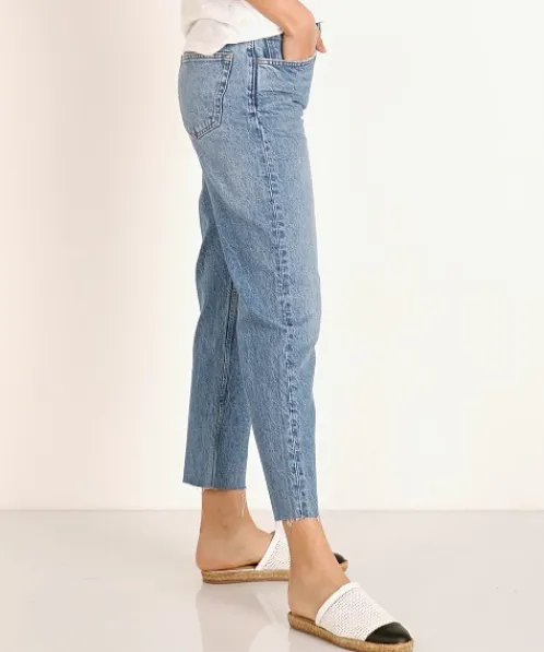 Boyish Pants>The Tommy High Rise Straight Leg Jean Far Country