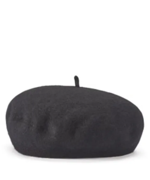 Brixton Accessories>Aubrey Beret Black