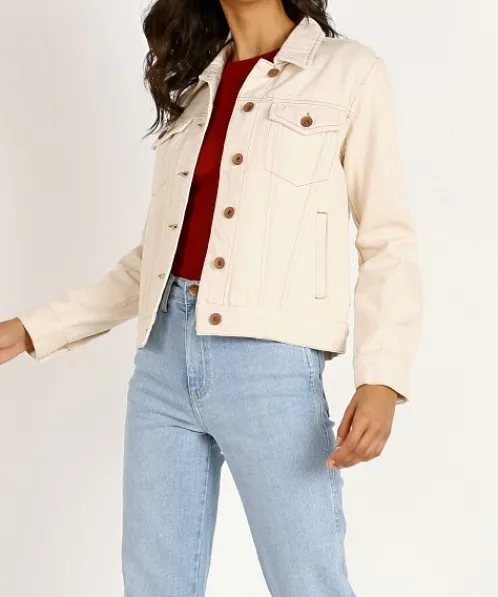 Brixton Jackets>Broadway Jacket Natural