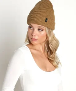 Brixton Accessories | Knits>Heist Beanie Coyote Brown