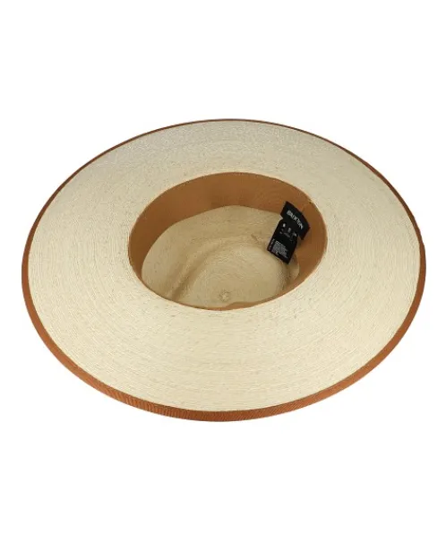 Brixton Accessories>Joanna Rancher Hat Off White/Toffee