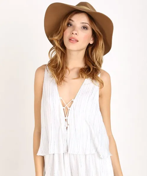 Brixton Accessories>Piper Hat Tan/Bronze