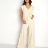 Callahan Knits>Chelle Cable Knit Vest Cream