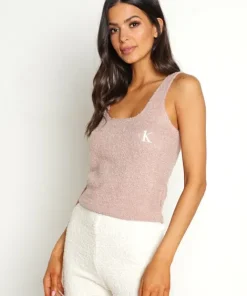 Calvin Klein Tops>Ck One Plush Tank Cedar