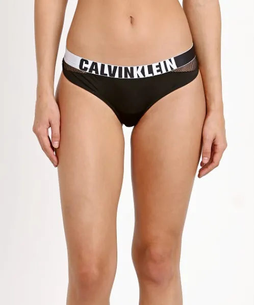 Calvin Klein Panties>Hook Up Micro Thong Black