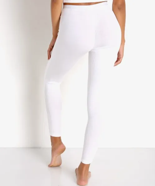 Calvin Klein Pants>Pure Ribbed Legging Classic White