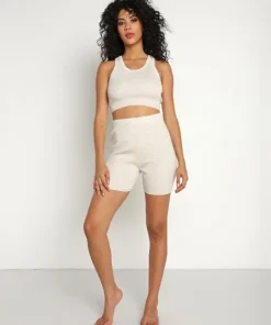 Calvin Klein Knits>Sweater Lounge Tank Oatmeal Heather
