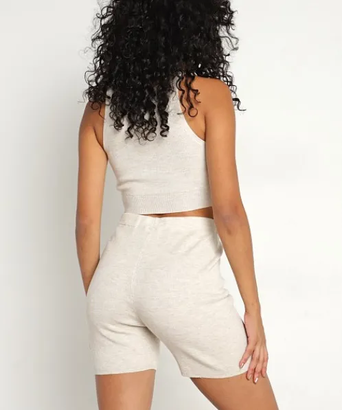 Calvin Klein Knits>Sweater Lounge Tank Oatmeal Heather