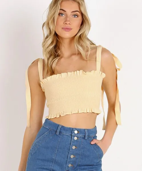 Capulet Tops>Blaire Top Banana