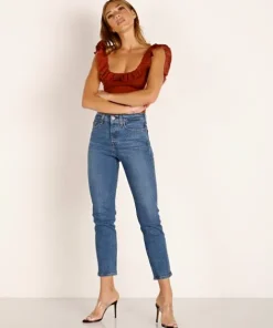 Capulet Bodysuits | Tops>Dallas Bodysuit Cinnamon