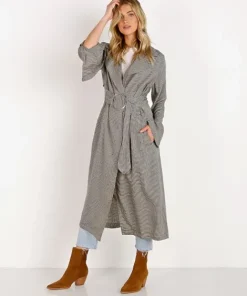 Capulet Jackets>Danna Trench Coat Baby Gingham