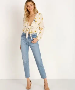 Capulet Bodysuits | Tops>Daria Bodysuit Cream Tossed Floral