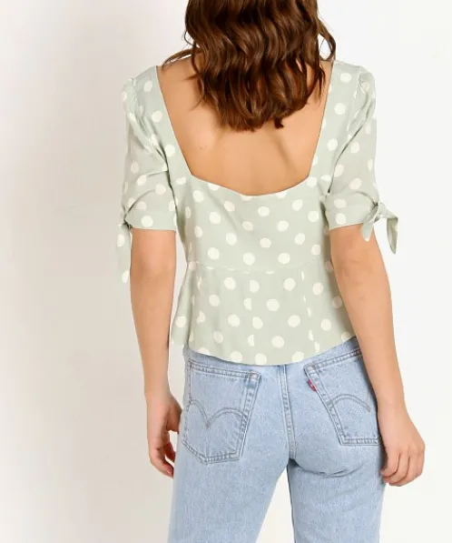 Capulet Tops>Lila Blouse Polka Dot