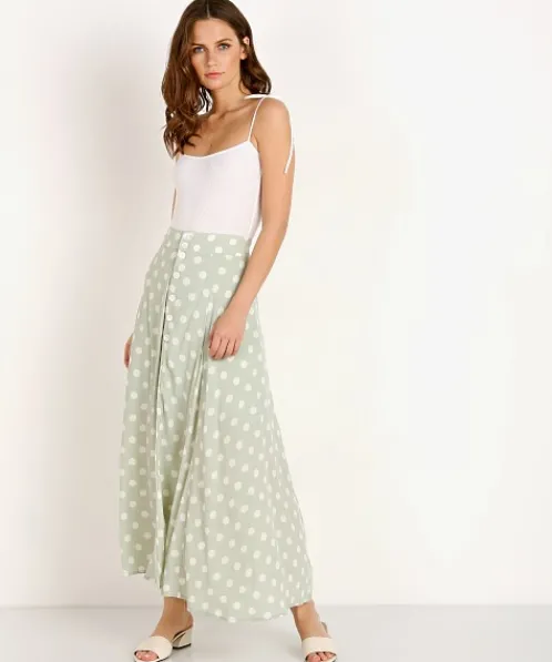 Capulet Skirts>Madie Midi Skirt Polka Dot