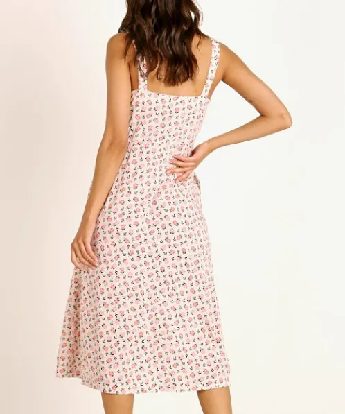 Capulet Dresses>Sunny Midi Dress Dotted Micro Floral