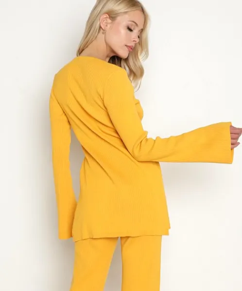 Charlie Holiday Tops>Mahalia Top Golden