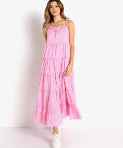 Charlie Holiday Dresses>Senorita Maxi Dress Bubblegum