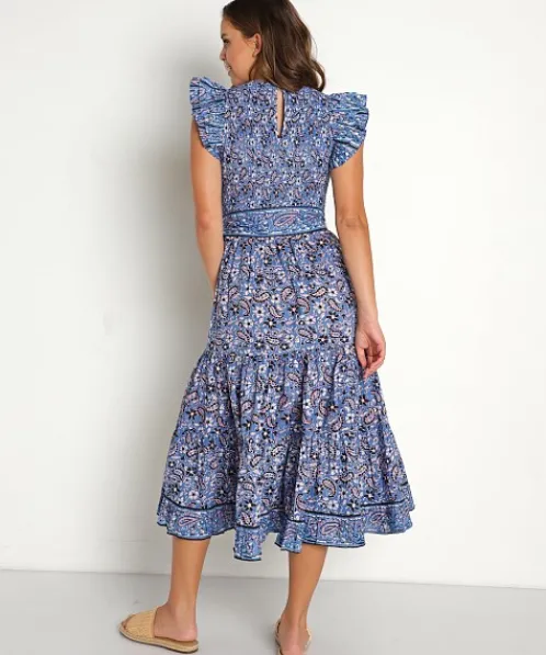 Cleobella Dresses>Autumn Midi Dress Paisley Print