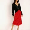 Cleobella Skirts>Brittany Skirt Red Dot