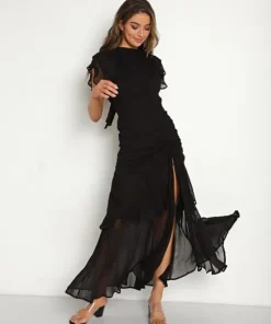 Cleobella Dresses>Cecilia Ankle Dress Black