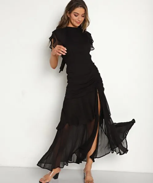 Cleobella Dresses>Cecilia Ankle Dress Black