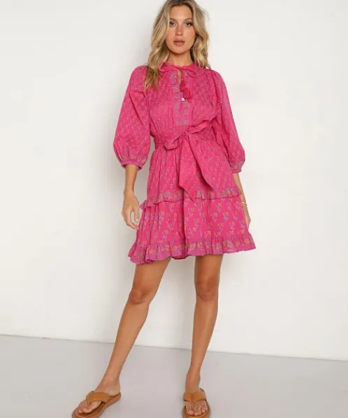 Cleobella Dresses>Demi Mini Dress Ditzy Print