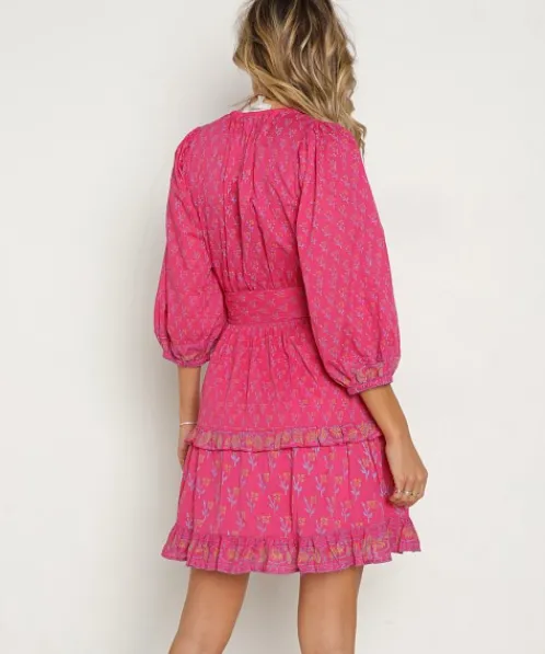 Cleobella Dresses>Demi Mini Dress Ditzy Print