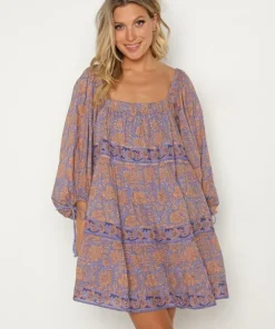 Cleobella Dresses>Hattie Mini Dress Vine Print