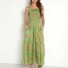 Cleobella Dresses>Julia Maxi Dress Abstract Print