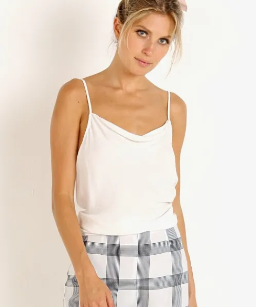 Cleobella Tops>Logan Cami Ivory