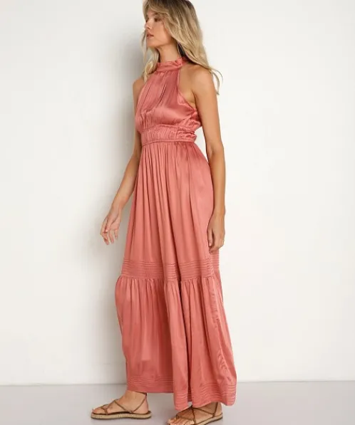 Cleobella Dresses>Margot Ankle Dress Rose