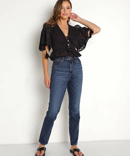 Cleobella Tops>Mira Blouse Black