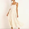Cleobella Dresses>Orson Midi Dress Ivory