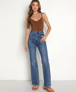 Commando Bodysuits>Butter lifted Cami Bodysuit Cinnamon