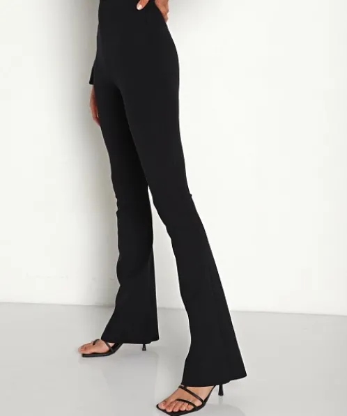 Commando Pants>Neoprene Flare Legging Black