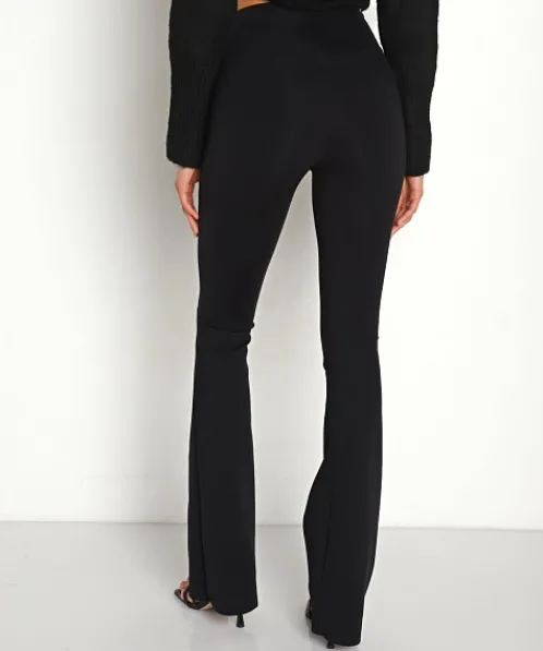 Commando Pants>Neoprene Flare Legging Black