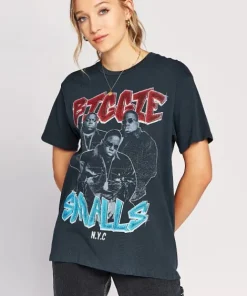 Daydreamer Tops>Biggie Smalls NYC Weekend Tee Vintage Black