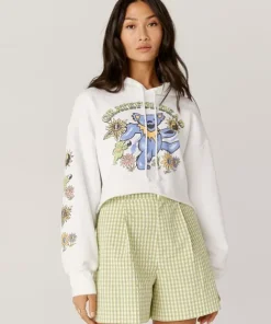 Daydreamer Knits>Grateful Dead Sunshine Daydream Cropped Hoodie